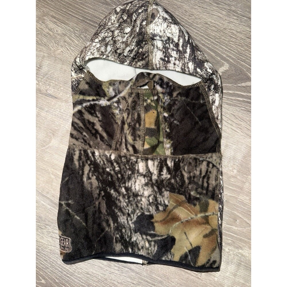 fleece nordic gear balaclava hoodie camo hunting mossy oak Full Face Mask